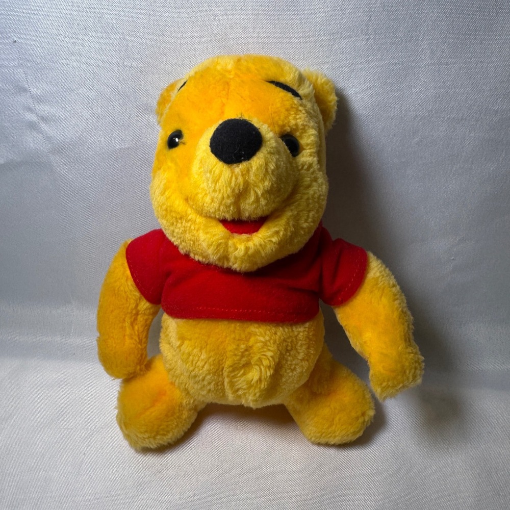 Vintage 1997 Mattel Disney Winnie the Pooh Plush 8 Inch Stuffed Animal Bear